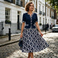🎁2026 New Arrivals 49% OFF💖Elegant Floral Print A-Line Dress