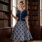 🎁2026 New Arrivals 49% OFF💖Elegant Floral Print A-Line Dress