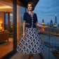 🎁2026 New Arrivals 49% OFF💖Elegant Floral Print A-Line Dress