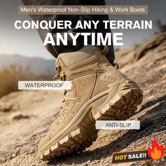 🎁2026 New Arrivals 49% OFF💖Men's Waterproof Non-Slip Hiking & Work Boots