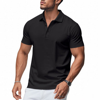 🎁2026 New Arrivals 50% OFF💥Men's Quick-Dry Lapel T-Shirt – Athletic Fit & Wrinkle-Resistant – Smart Casual Essential ✨