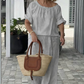 👚 60% OFF NOW! 💃 Women's Drawstring Top & Pants 2-Piece Set – Relaxed Fit, Comfortable & Perfect for Lounging or Everyday Style 🌸
