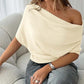 🎁2026 New Arrivals 50% OFF💥Women's Asymmetrical Off-Shoulder Batwing Sleeve Top