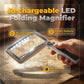 🔥New Hot Selling🔍Foldable, Handheld Reading Magnifier with Illumination 💡📖✨