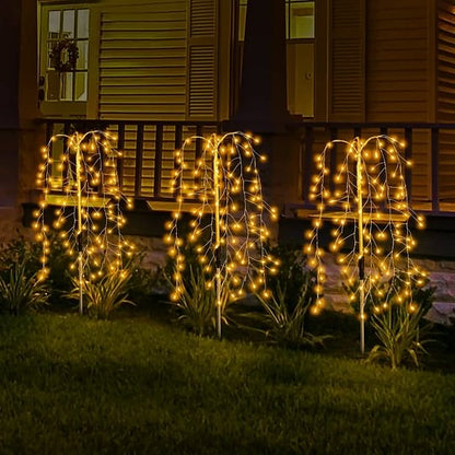 🎁2026 New Arrivals 50% OFF💥Solar Garden Lights Outdoor Decor – 100 LEDs, IP55 Waterproof, Easy Install 🌙