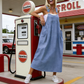 👗 49% OFF NOW! 🌸Women's Casual Loose Overall Dress – Relaxed Fit, Side Pockets & Breathable Fabric ✨