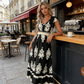 👗New arrival 50% OFF!🏖️Women's V-Neck Baroque Print Flowy Maxi Dress