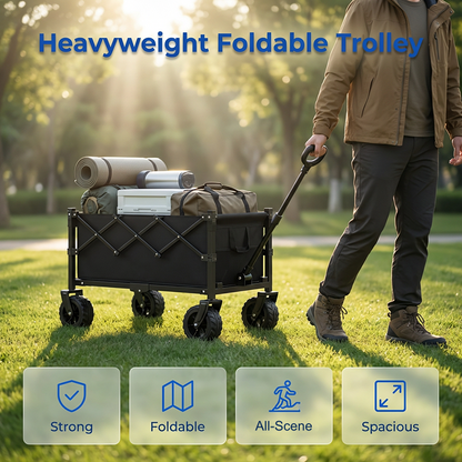 🎁2026 New Arrivals 50% OFF💥Collapsible Wagon Cart with Wheels
