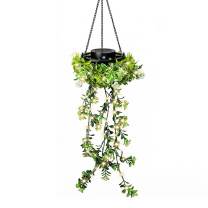 💎 -50% ON SOLAR-POWERED HANGING MILAN GRASS LIGHT! 💎 Lifelike Foliage, Auto On/Off & IP65 Waterproof ✨