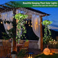 🎁2026 New Arrivals 50% OFF💥Solar Hanging Basket Light with Artificial Greenery – Waterproof Warm White LED