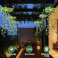 🎁2026 New Arrivals 50% OFF💥Solar Hanging Basket Light with Artificial Greenery – Waterproof Warm White LED