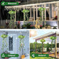 💎 -50% ON SOLAR-POWERED HANGING MILAN GRASS LIGHT! 💎 Lifelike Foliage, Auto On/Off & IP65 Waterproof ✨