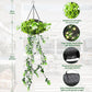 💎 -50% ON SOLAR-POWERED HANGING MILAN GRASS LIGHT! 💎 Lifelike Foliage, Auto On/Off & IP65 Waterproof ✨