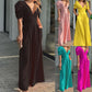 👗 50% OFF NOW! 🌸 Women's Deep V-Neck Wide Leg Jumpsuit – High Waist, Flowy Style & Soft Fabric ✨