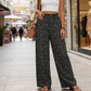 ⏳Limited-time 50% off⏰Women's Smocked High Waist Wide Leg Pants👖