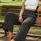 ⏳Limited-time 50% off⏰Women's Smocked High Waist Wide Leg Pants👖