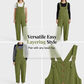 👖 50% OFF NOW! 🌿 Women's Casual Button-Front Overalls – Adjustable Straps, Breathable Fabric & Relaxed Fit ✨