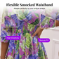 🎁2026 New Arrivals 50% OFF💥Women's Floral V-Neck Ruffle Hem A-Line Dress💐👗