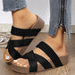 🎁2026 New Arrivals 50% OFF💥Women's Criss-Cross Woven Strap Wedge Sandals – Comfortable, Stylish & Perfect for Summer Days ☀️