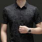 🥳SUMMER HOT SALE🥳💞50K+ SOLD!💥50% OFF! 🔥Chic Abstract Geometric Pattern Short Sleeve Lapel Shirt for Men