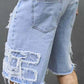 🎁New Arrival 48% OFF💥 Men's Ripped Denim Shorts with Frayed Details