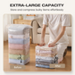 🎁2026 New Arrivals 50% OFF💥No-Pump Vacuum Storage Bags – 3 Second Compression, 90% Space Saved, Air Valve Design – PA+PE Anti-Mould & Moisture Proof – for Clothes, Bedding, Travel – Extra Large Sizes