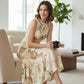 🎁2026 New Arrivals 50% OFF💥Women’s Sleeveless Floral Print Casual Dress – Smocked Bodice, Tiered Skirt, Midi Length ✨