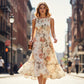 🎁2026 New Arrivals 50% OFF💥Women’s Sleeveless Floral Print Casual Dress – Smocked Bodice, Tiered Skirt, Midi Length ✨