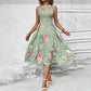 🎁2026 New Arrivals 50% OFF💥Women’s Sleeveless Floral Print Casual Dress – Smocked Bodice, Tiered Skirt, Midi Length ✨