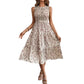 🎁2026 New Arrivals 50% OFF💥Women’s Sleeveless Floral Print Casual Dress – Smocked Bodice, Tiered Skirt, Midi Length ✨