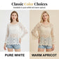 👚 50% OFF NOW! 🌸 Women's Vintage-Inspired Lace Cover-Up Blouse – Delicate Lace, Flowy Fit & Perfect for Layering or a Romantic Look ✨