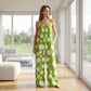 📢📢50% OFF !! ⏰Women's Floral Print Wide Leg Jumpsuit