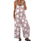 📢📢50% OFF !! ⏰Women's Floral Print Wide Leg Jumpsuit