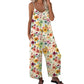 📢📢50% OFF !! ⏰Women's Floral Print Wide Leg Jumpsuit