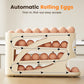 🎁2026 New Arrivals 50% OFF💥Space-Saving Fridge Egg Storage Organizer – Gravity-Fed Auto Roll, 30-Egg Capacity & Slim Door-Fit Design 🏠