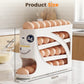 🎁2026 New Arrivals 50% OFF💥Space-Saving Fridge Egg Storage Organizer – Gravity-Fed Auto Roll, 30-Egg Capacity & Slim Door-Fit Design 🏠
