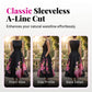 🎁2026 New Arrivals 50% OFF🌸Elegant Sleeveless A-Line Midi Dress with Floral Print👗❤️