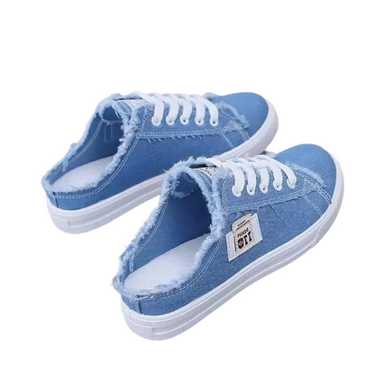 🎁2026 New Arrivals 50% OFF💥Women's Denim Mule Trainers – Easy Slip-On, Comfortable Sole & Perfect for a Casual Summer Look ☀️