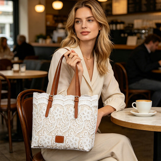 🔥2026 New Arrival ＆ Hot Sale🔥 Vintage Lace Shoulder Bag – Elegant Lace, Spacious Interior & Adjustable Strap – Perfect for Wedding, Daily & Travel ✨