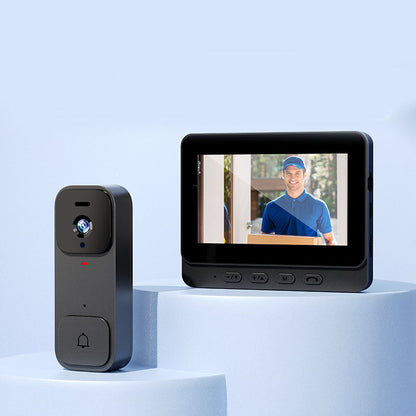 🎁2026 New Arrivals 50% OFF💥Smart Video Doorbell with 4.3" Display – Real-Time Monitoring & Two-Way Talk 🏡💖