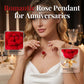 🌹 50% OFF NOW! 💎 Elegant Red Rose Pendant Necklace – Delicate Design, Hypoallergenic & Perfect for Everyday Elegance or Gifting ✨