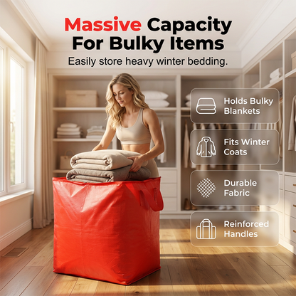 🎁2026 New Arrivals 50% OFF💥Collapsible Storage & Moving Bag – Heavy-Duty, Large Capacity & Perfect for Organising, House Moves & Travel ✈️✨