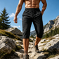 🩳50% OFF NOW! 🏃 Men's Quick-Dry Sports Capri Pants – Stretchy & Breathable with Secure Zipper Pockets – Elastic Waist & Versatile Fit 🧘‍♂️