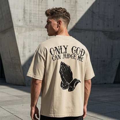 🎁2026 New Arrivals 50% OFF💥Men's Praying Hands Graphic Tee – Cotton, Casual, Symbolic, Versatile ✨