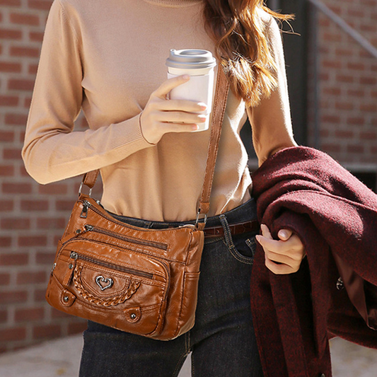 🎁2026 New Arrivals 50% OFF💥Women's Soft PU Leather Multi-Pocket Crossbody Bag
