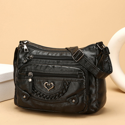 🎁2026 New Arrivals 50% OFF💥Women's Soft PU Leather Multi-Pocket Crossbody Bag