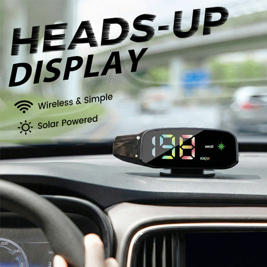 🎁New Arrival 50% OFF💥Solar-Powered Car HUD Speedometer