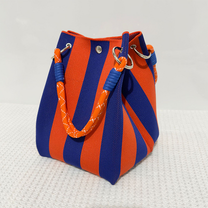 ⏳Limited-time 50% off⏰Striped Knit Bucket Handbag👜