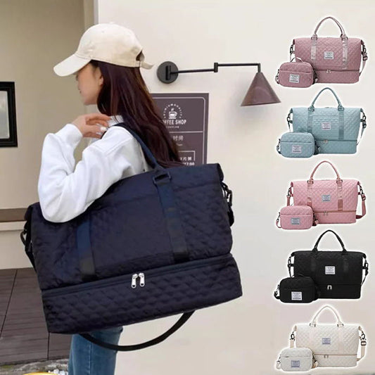 🎁2026 New Arrivals 50% OFF💥Large Capacity Travel Bag Set with Wet and Dry Separation