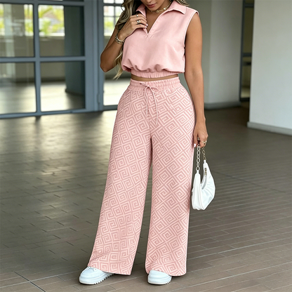 🎁2026 New Arrivals 50% OFF💥Women's Two-Piece Lounge Set with Drawstring Pants~~（Free shipping）